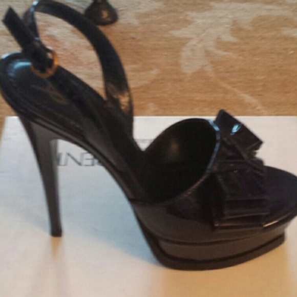 YSL Platform Slingback Heels - Picture 3 of 10